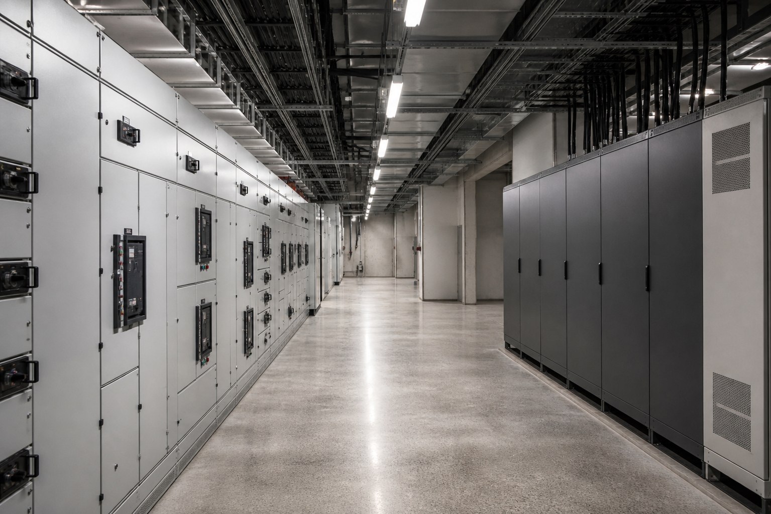 Plan isométrique d'une infrastructure Data Center issu du design TALINTS